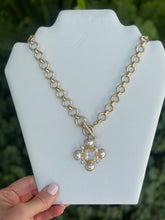 PEARL PENDANT TOGGLE CHAIN NECKLACE