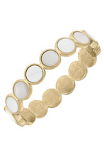 BETHANY DISC HINGE BANGLE BRACELET