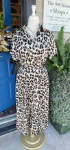 LEOPARD SHIRT DRESS