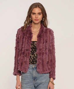 HEARTLOOM  ROSA RABBIT FUR JACKET