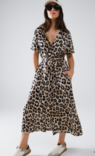 LEOPARD SHIRT DRESS