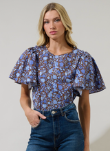 BRUCETON FLORAL BLOUSE