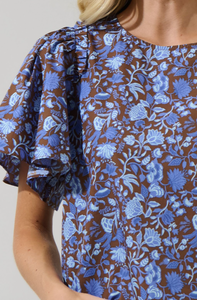 BRUCETON FLORAL BLOUSE