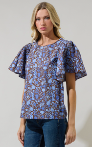 BRUCETON FLORAL BLOUSE